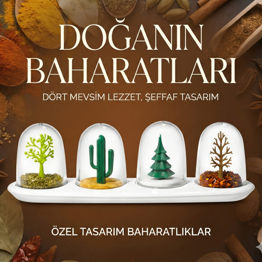 Seasoning Shakers Dört Mevsim Baharatlık