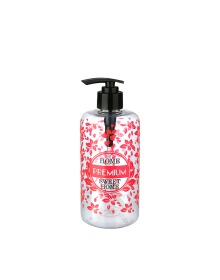 Transparent Liquid Soap Dispenser 500 ML with Round Plastic Pump