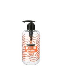 Transparent Liquid Soap Dispenser 500 ML with Round Plastic Pump