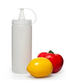 Transparent Sauce Bottle - 400 ML (3 Pieces)