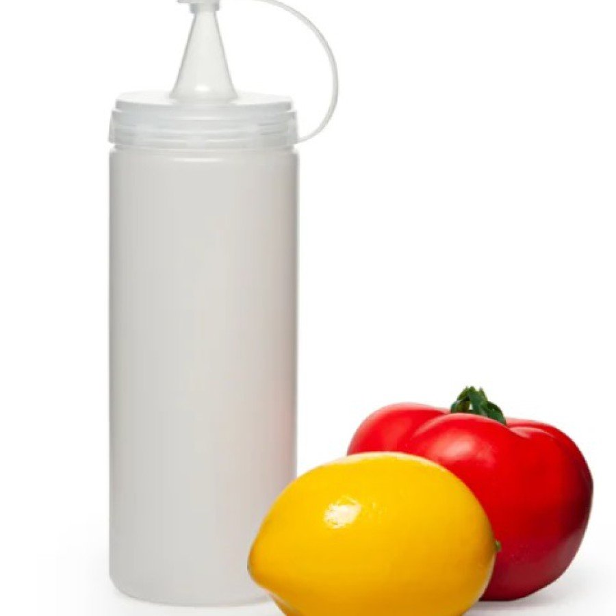 Transparent Sauce Bottle - 400 ML (3 Pieces)