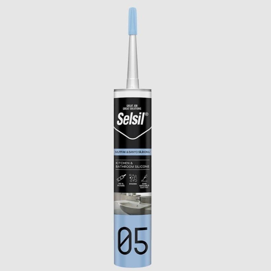 Selsil 05 Kitchen Shower Cabin Silicone White 280 ml