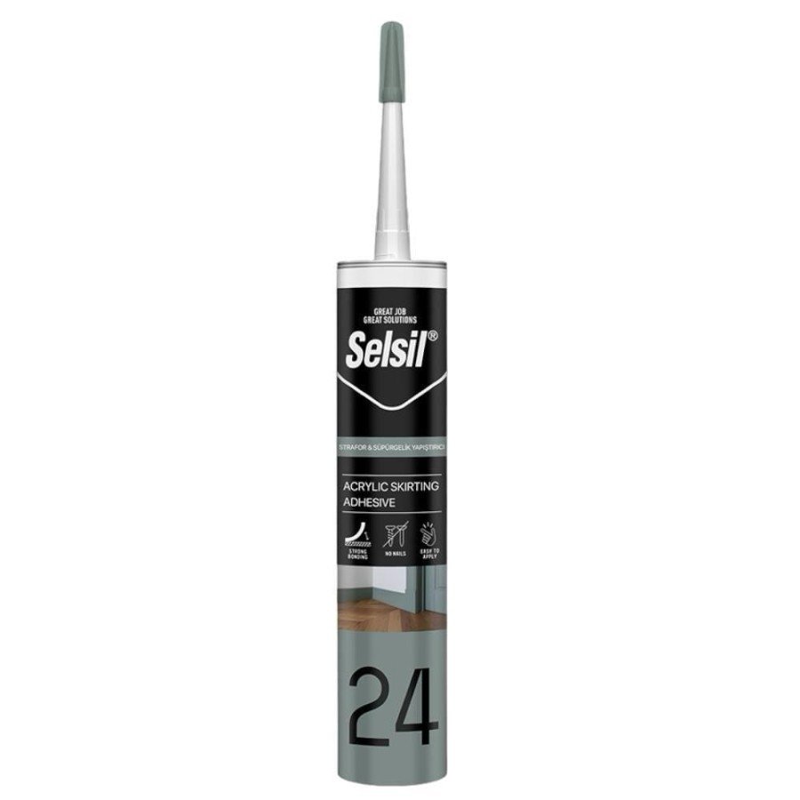 Selsil 24 Styrofoam Skirting Adhesive 500 gr