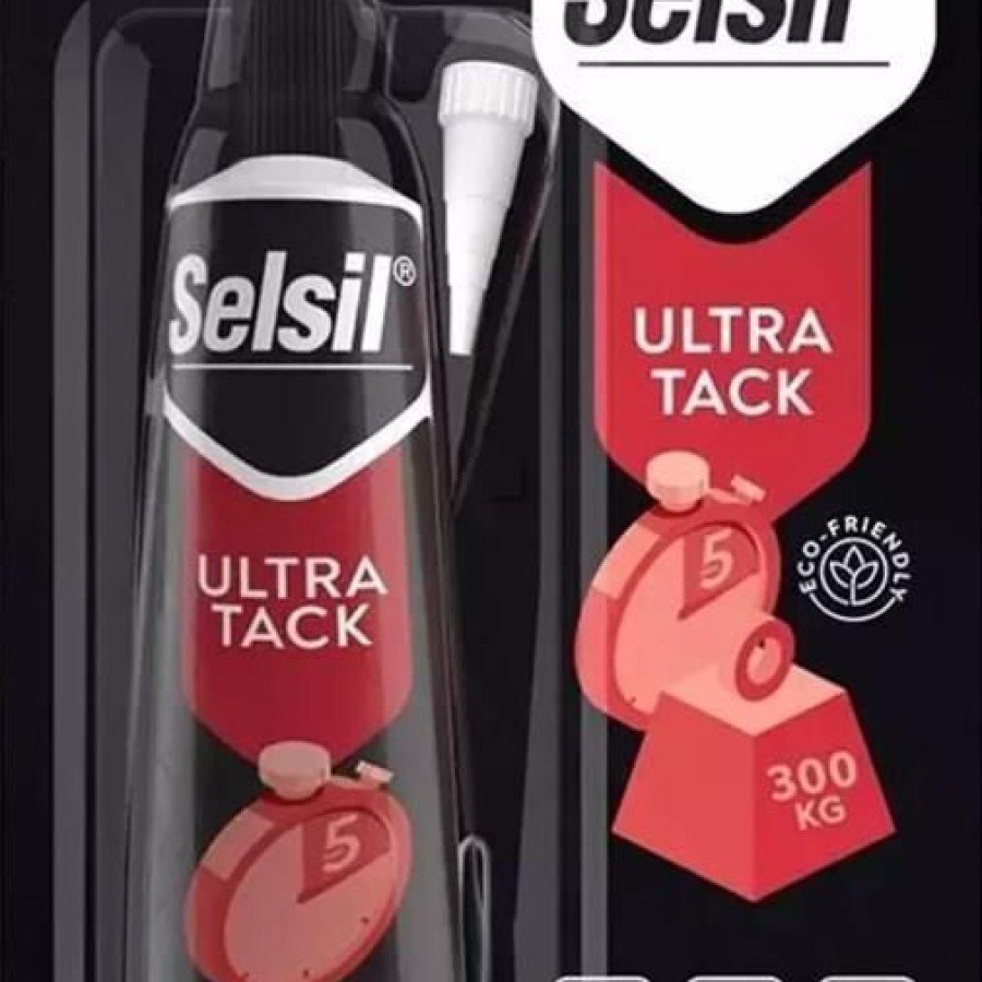 Selsil Ultra Tack Adhesive 50 ml White Selsil Ultra Tack Adhesive 50 ml White