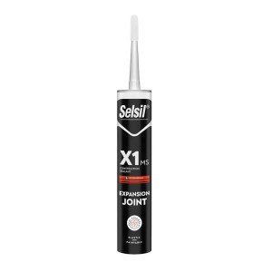 Selsil X1 MS 290 ml Polymer Sealant White For Wet Floors Selsil X1 MS 290 ml Polymer Sealant White For Wet Floors