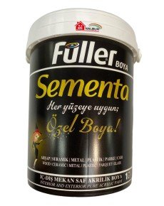 Sementa Special Water Based Pure Acrylic Paint 1 Liter Black Sementa Special Water Based Pure Acrylic Paint 1 Liter Black