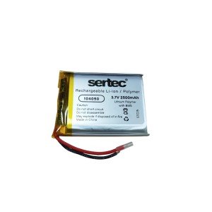 104050 3.7V 2500mAh Li-Polymer Battery (Circuit/1.5A)