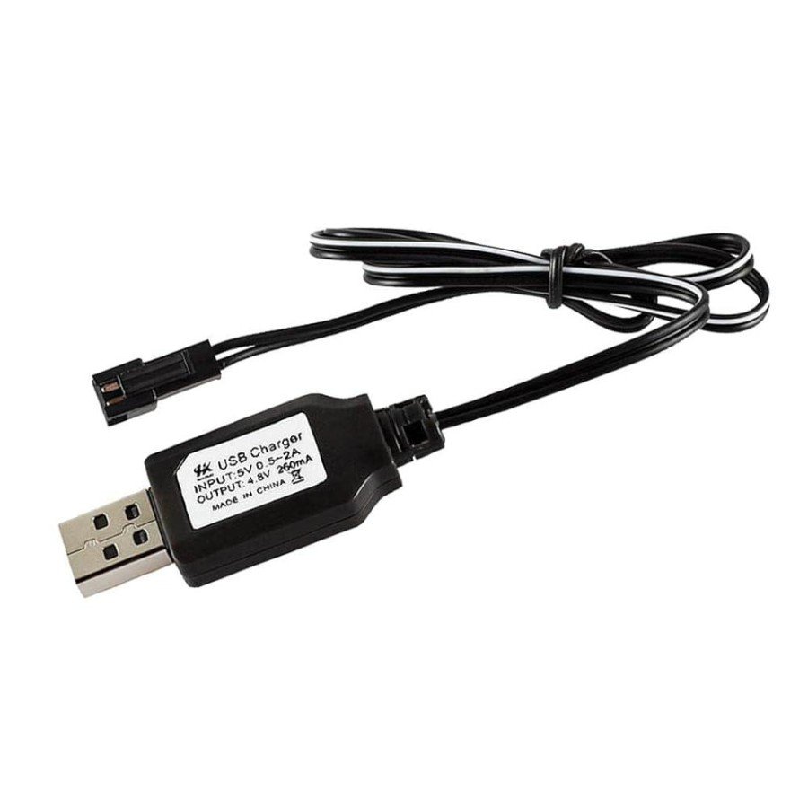 4.8V NI-CD / NI-MH Toy Battery USB Charging Cable