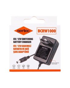 BCRW1000 6V/12V 1A Multistage Battery and Battery Charger Adapter