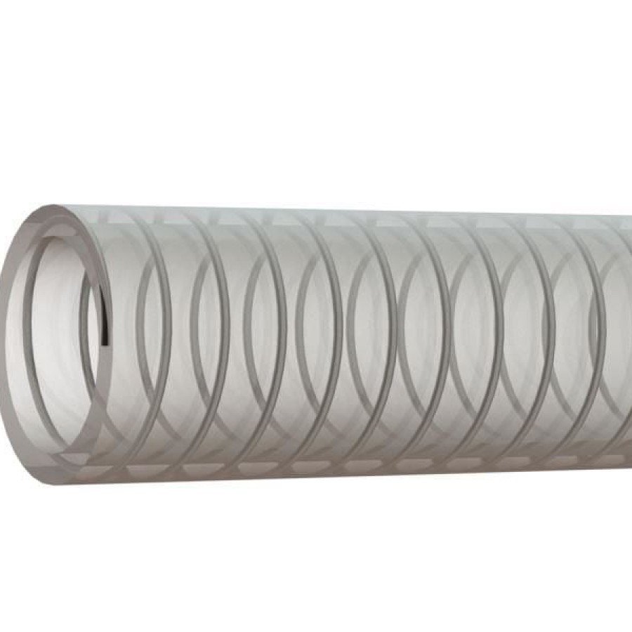 Sertsan 25 mm Transparent Steel Wire Suction Hose 5 Meters