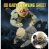 Animated Baby Ghost Zombie Decoration Crawling on the Ground with Sound, Light and Sensor 30x85 cm