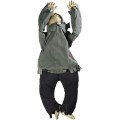 Moving Baby Ghost Zombie Decoration with Sound, Light and Sensor Crawling on the Ground 30x85 cm