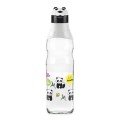 Cute Panda Design Glass Water Bottle Leak Proof 1000 ML