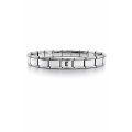 Letter E Steel Bracelet – Personalized Stainless Steel Women s Bracelet – Flexible Italian Model