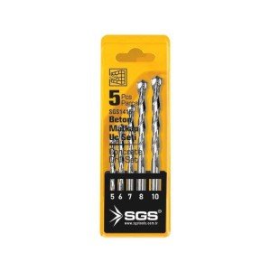 Sgs 1415 Diamond Concrete Drill Bit Set 5 Pieces Sgs 1415 Diamond Concrete Drill Bit Set 5 Pieces