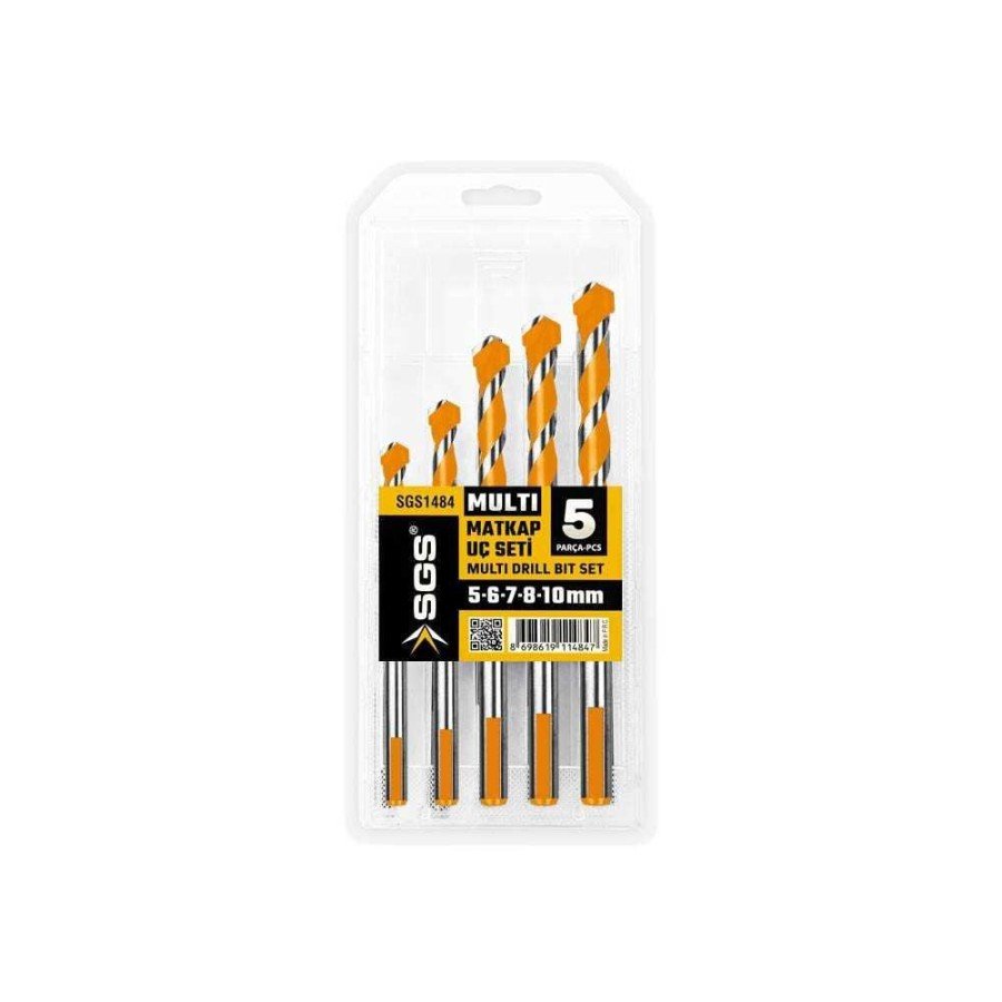 Sgs 1484 Multi Drill Bit Set 5 Pieces Sgs 1484 Multi Drill Bit Set 5 Pieces