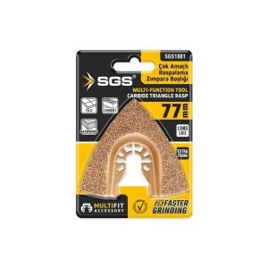 SGS 1881 Carbide Sanding Scraping Blade 77 mm SGS 1881 Carbide Sanding Scraping Blade 77 mm