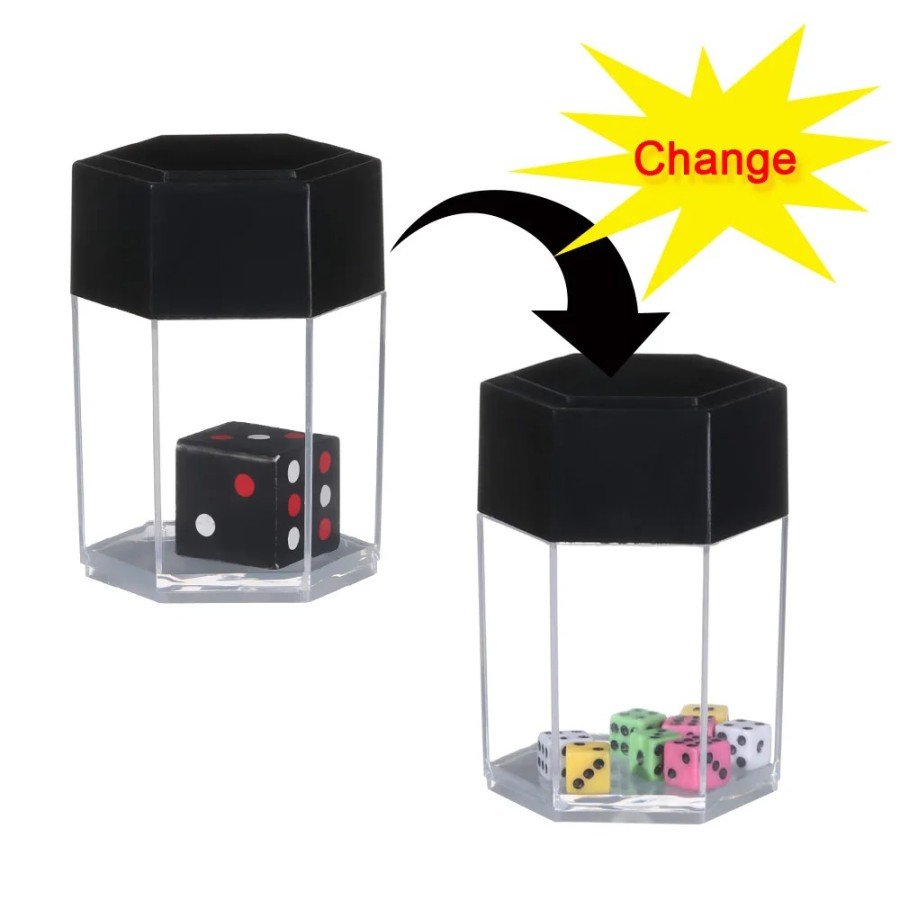 Magic Game that Turns Magic Big Dice into Small Dice Magic Game that Turns Magic Big Dice into Small Dice
