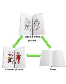 Magic Notebook Magic Book Illusion Game Magic Game Notebook 13x10 cm