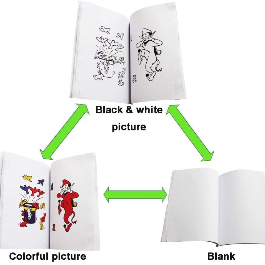 Magic Notebook Magic Book Illusion Game Magic Game Notebook 13x10 cm