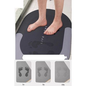 Magic Water Absorbent Anti-Slip Bath Mat Bathroom Foot Mat