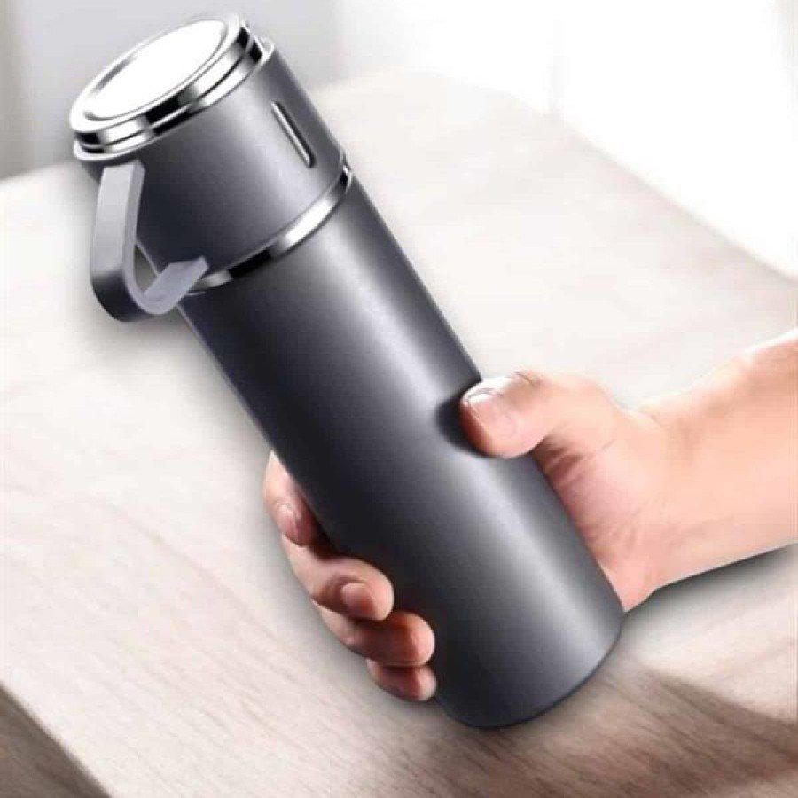 Stylish and Durable 3-Glass Thermos Set with Long-Time Heat Preservation Features