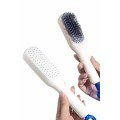 Silicone Soft Tight-Toothed Magic Retractable Comb Self-Cleaning Hair Brush
