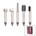 ROSE GOLD AIR BRUSH 5IN1=CURL-VOLUME-STRAIGHTEN-2-BRUSH HAIR DRYER - STYLING MACHINE 1300W3-KDM.SPEED - DEGREE SHD-1729