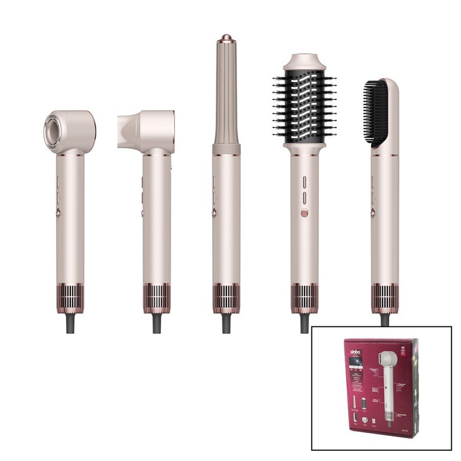 ROSE GOLD AIR BRUSH 5IN1=CURL-VOLUME-STRAIGHTEN-2-BRUSH HAIR DRYER - STYLING MACHINE 1300W3-KDM.SPEED - DEGREE SHD-1729 ROSE GOLD AIR BRUSH 5IN1=CURL-VOLUME-STRAIGHTEN-2-BRUSH HAIR DRYER - STYLING MACHINE 1300W3-KDM.SPEED - DEGREE SHD-1729