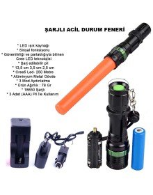 Signal Emergency Flashlight Cree5 Watton Wt-262