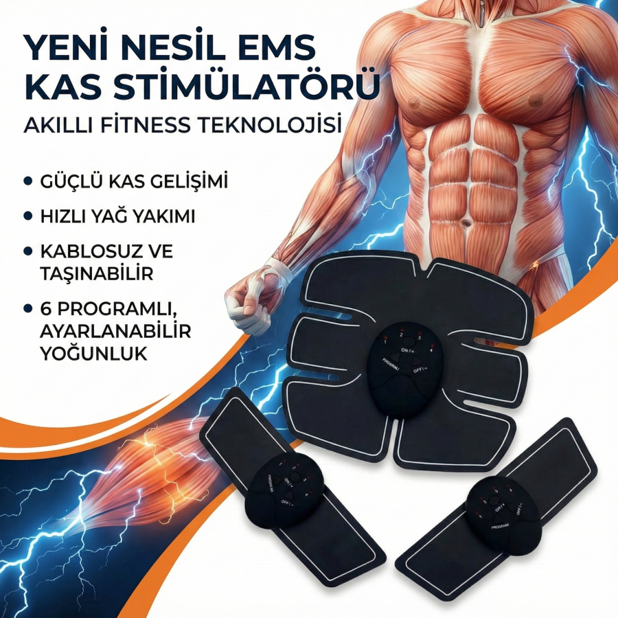 SixPad Kas Geliştirici Masaj Aleti