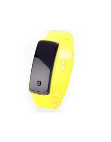 Led Wristwatch with Black Screen (Yellow)