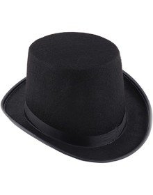 Black Felt Magician Sombrero Hat 12 cm