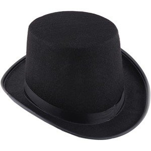 Black Felt Magician Sombrero Hat 12 cm