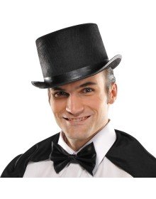 Black Felt Magician Sombrero Hat 12 cm