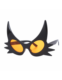 Black Color Whisker Design Cat Glasses 19x11 cm