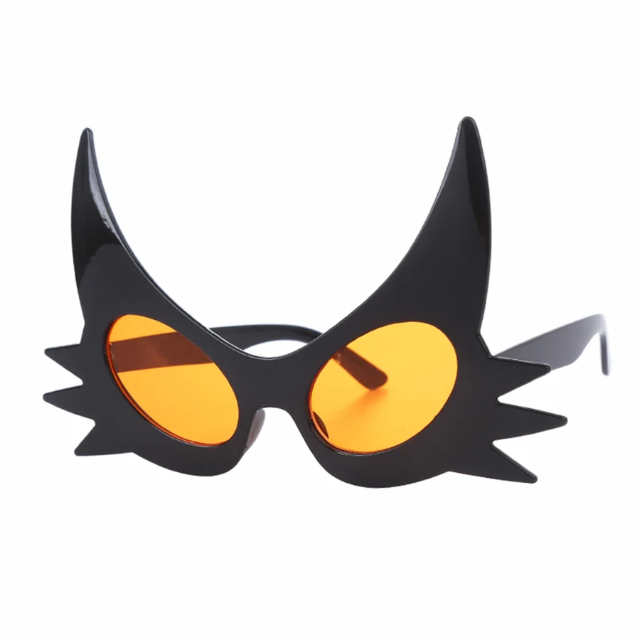 Black Color Whisker Design Cat Glasses 19x11 cm