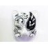 Venetian Cat Model Magnet Made of Black Color Embroidered Ceramic Material