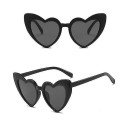 Black Color Heart Shaped Party Glasses 15x5 cm