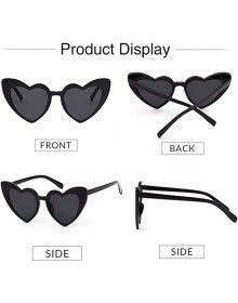 Black Color Heart Shaped Party Glasses 15x5 cm