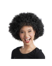 Black Color Curly Afro Bonus Wig Party Wig