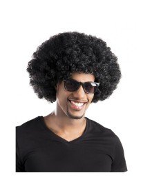 Black Color Curly Afro Bonus Wig Party Wig