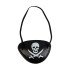 Black Color Skull Printed Plastic Pirate Eye Mask Pirate Eye Patch