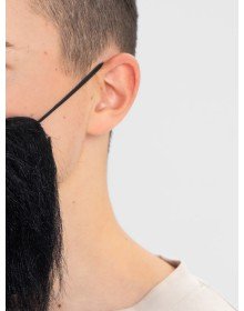 Black Color Fake Beard Mustache Set