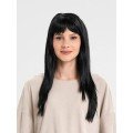 Black Color Long Party Wig