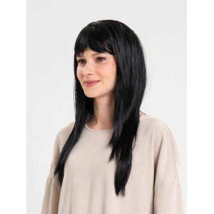 Black Color Long Party Wig