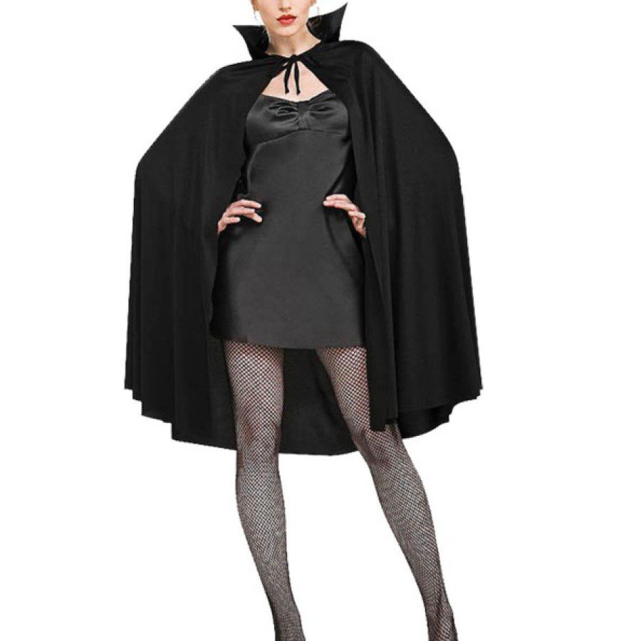 Black Color Collar Halloween Cloak 90 cm