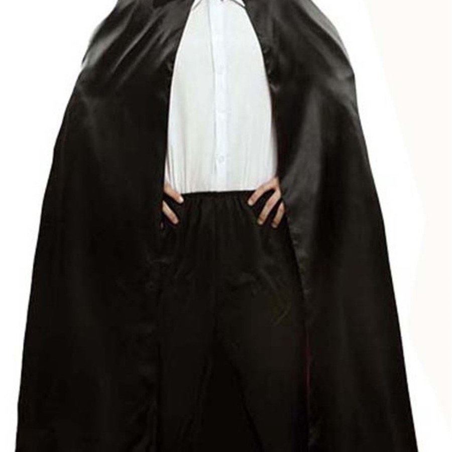 Black Color Collar Halloween Cloak 90 cm