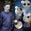 Black Hair Michael Myers Latex Meat Mask Fully Adhered to the Face Horror Mask Black Hair Michael Myers Latex Meat Mask Fully Adhered to the Face Horror Mask