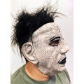 Black Hair Michael Myers Latex Meat Mask Fully Adhered to the Face Horror Mask Black Hair Michael Myers Latex Meat Mask Fully Adhered to the Face Horror Mask